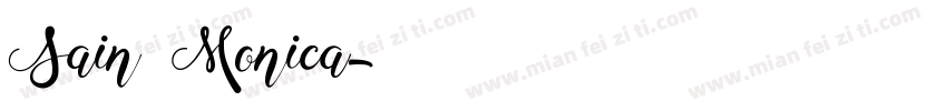 Sain Monica字体转换